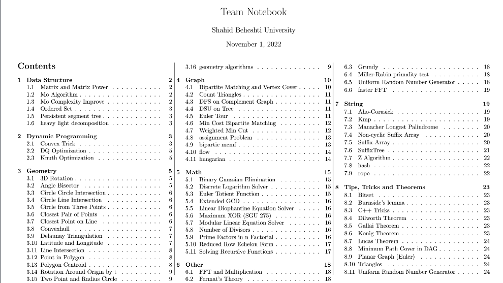 ICPC cheatsheet preview